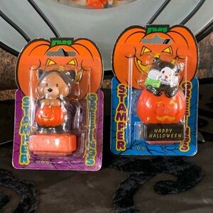 Vintage Noteworthy Halloween Stampers‎ Set of 2